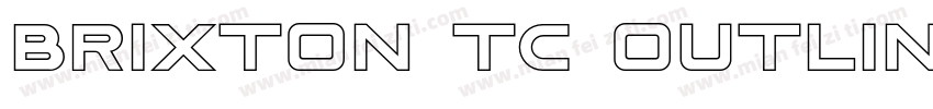 Brixton TC Outline R字体转换